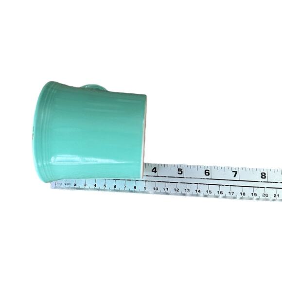Fiesta Fiestaware Coffee Mug 3.5" Sea Mist Green Classic Ring Handle Lot of 5 - Picture 7 of 7